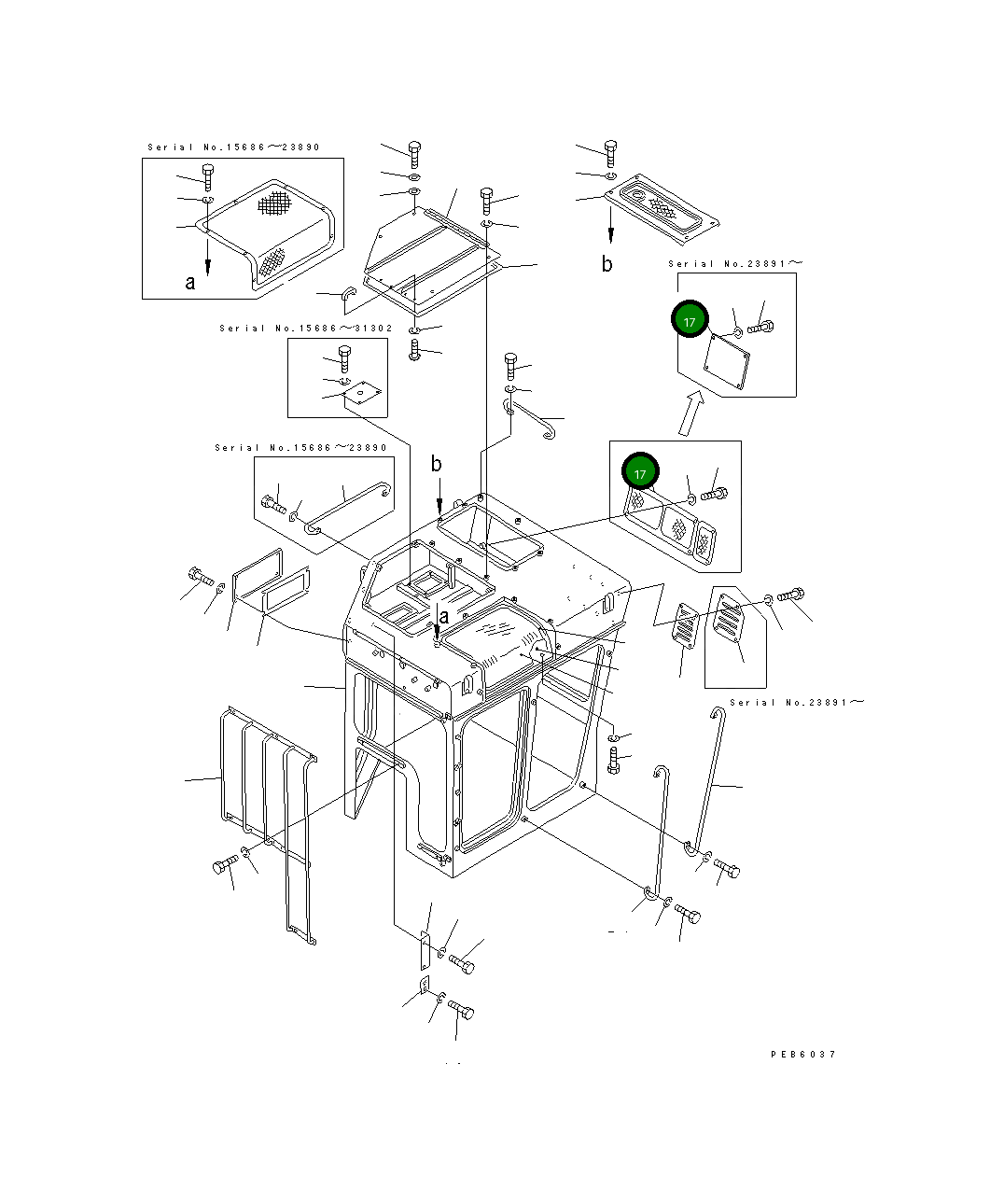 Крышка 176-911-2851  Komatsu