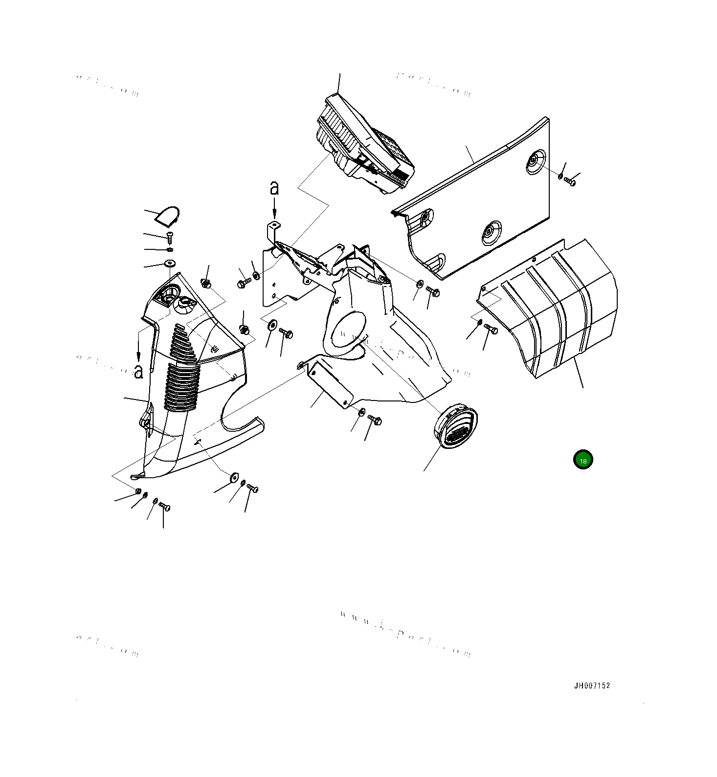 Крышка 20Y5312161 Komatsu