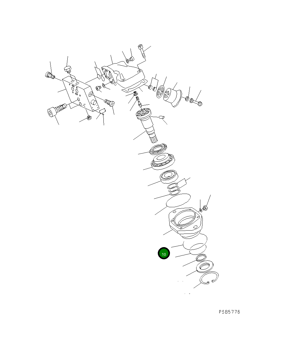 Кольцо уплотнительное (O-Ring) 21P-60-K1280 Komatsu