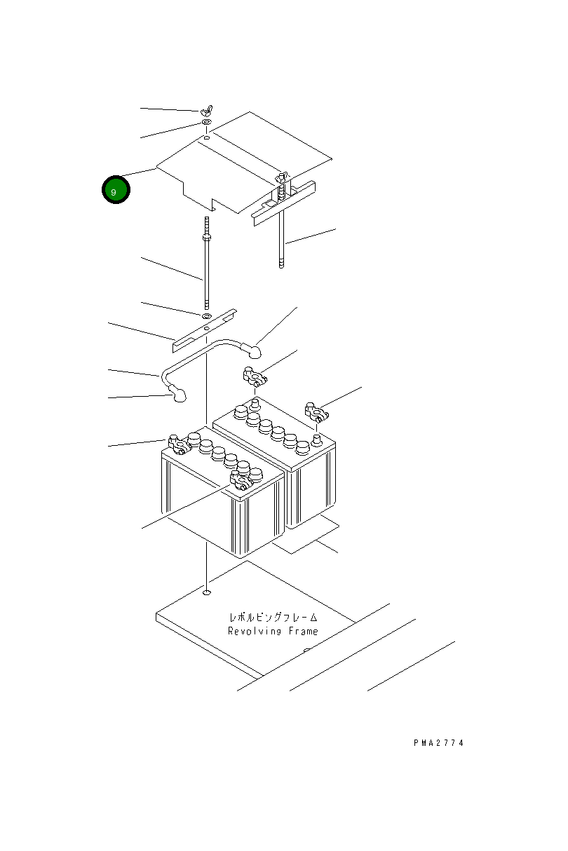 Крышка 203-06-51160 Komatsu