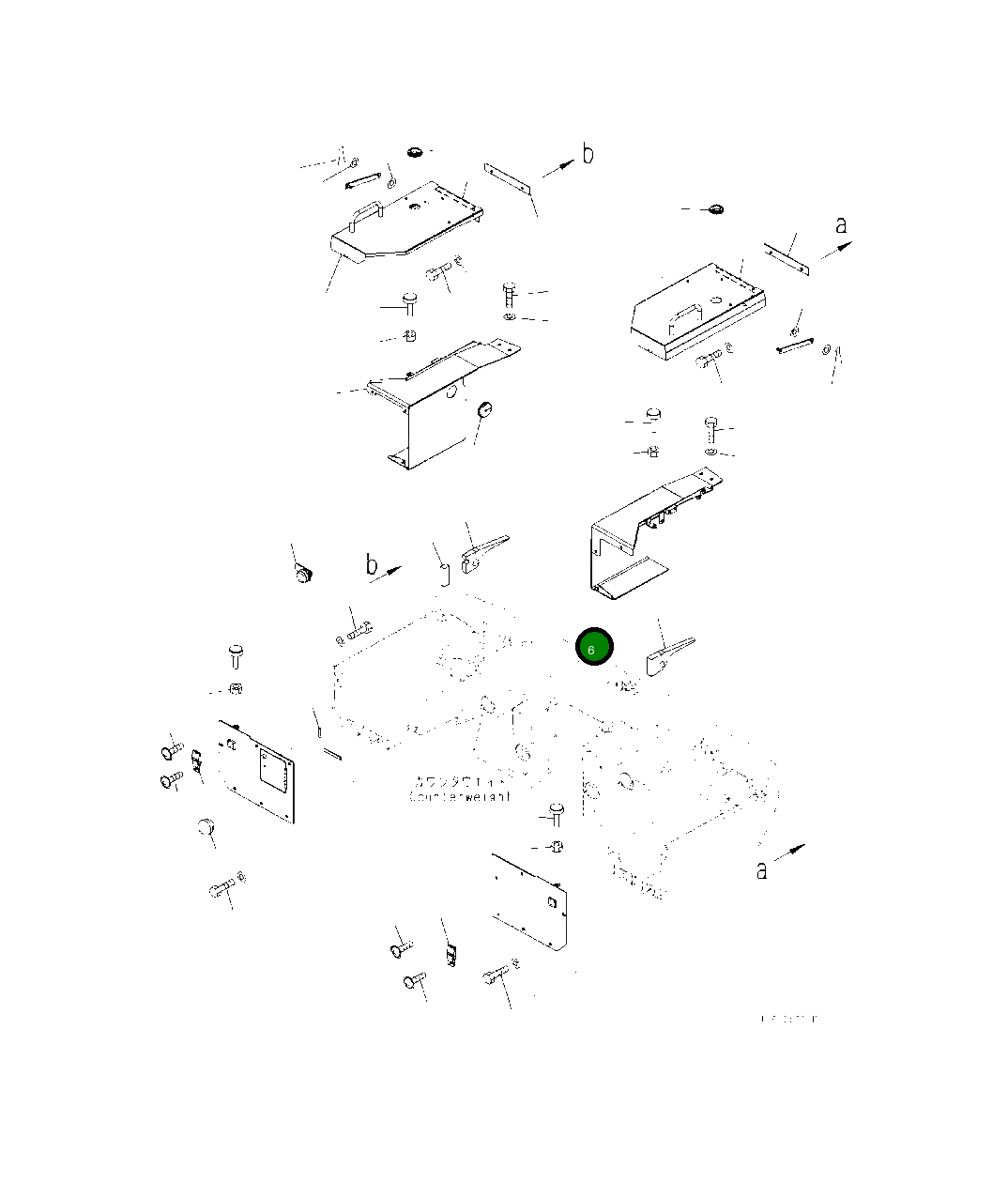 Крышка 423-06-68311 Komatsu
