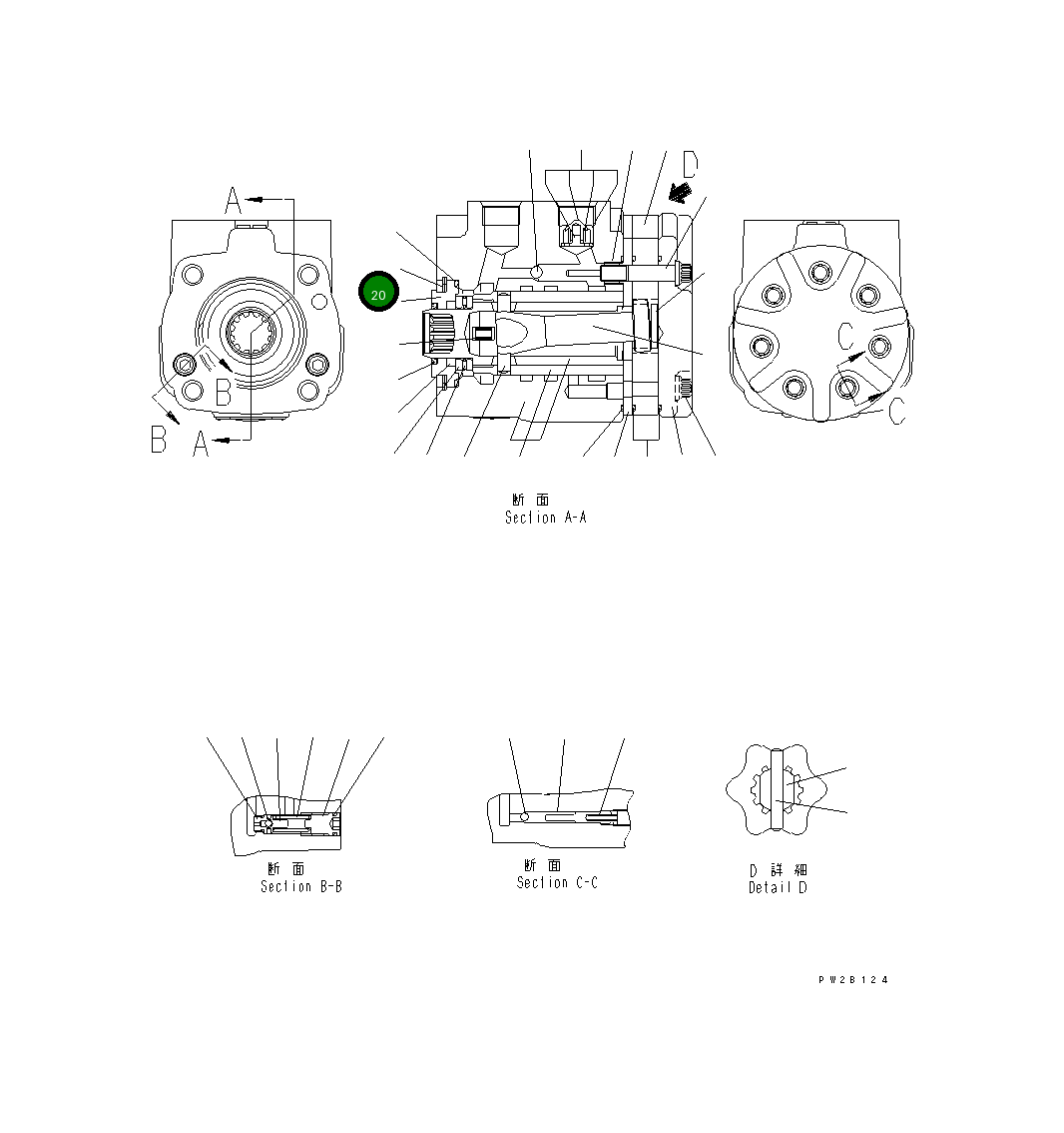 Кольцо ST14317 Komatsu
