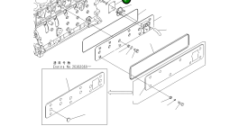 Крышка 6738-21-7780 Komatsu