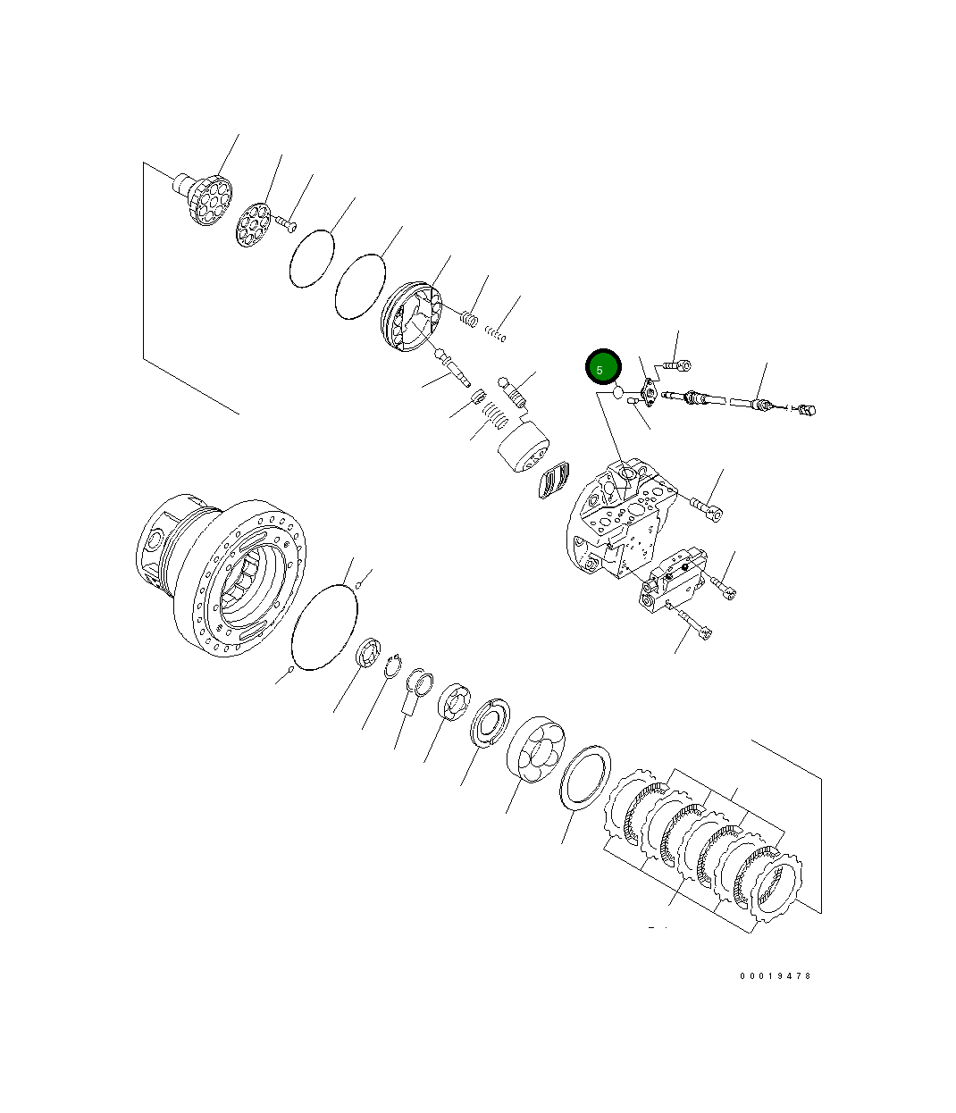 Кольцо уплотнительное (O-Ring) 07000-B2025  Komatsu