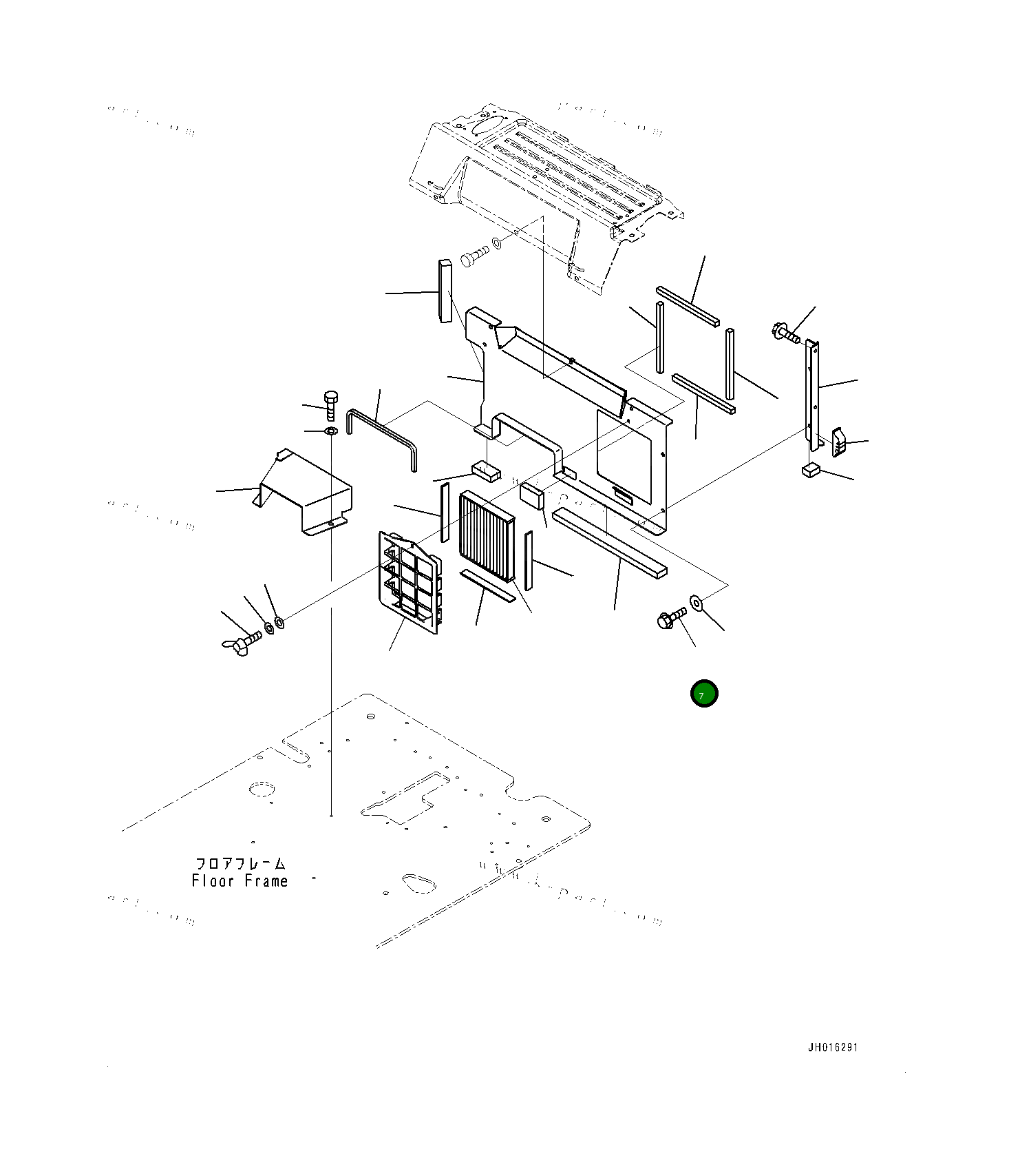 Болт 0143580820 Komatsu