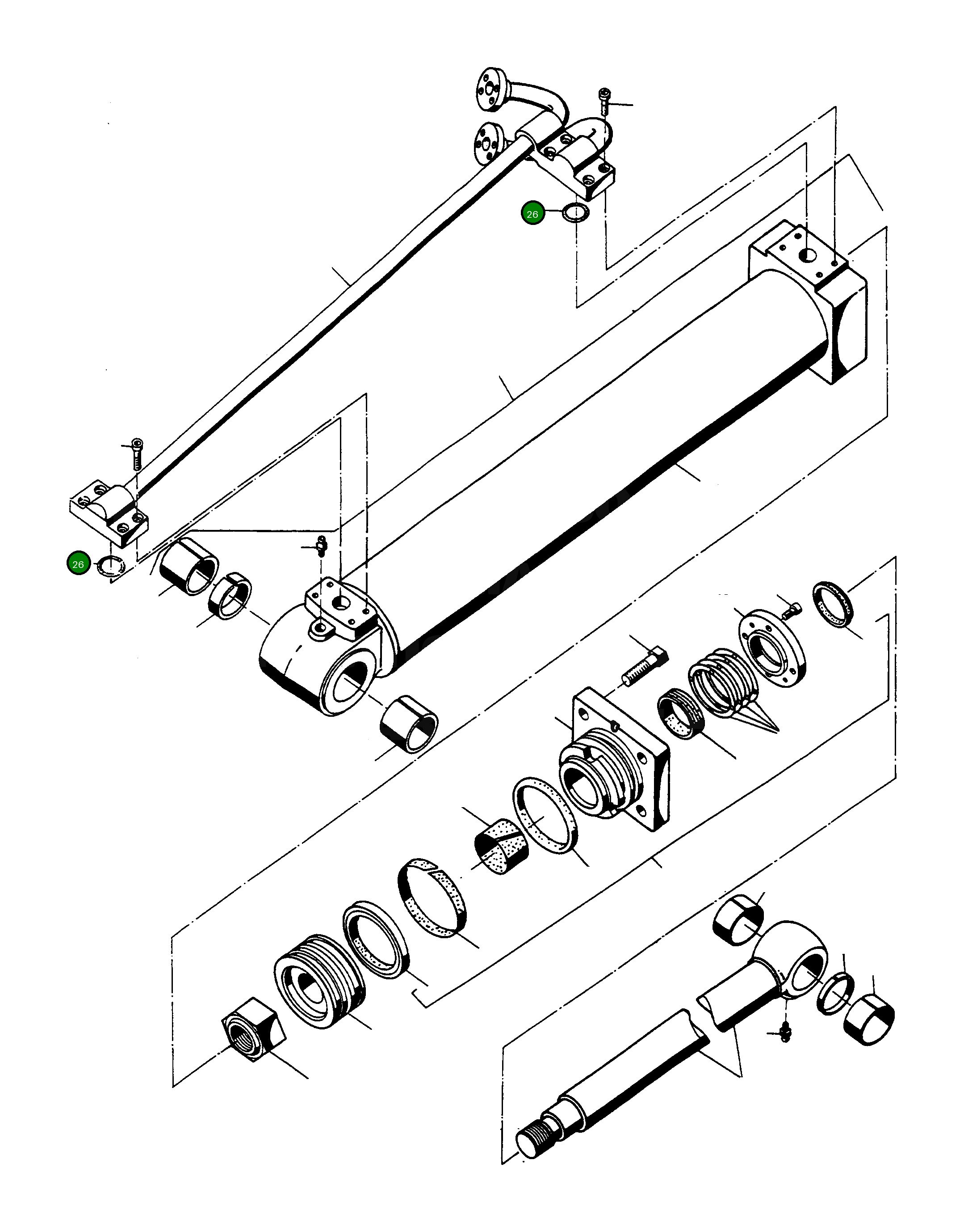 Кольцо уплотнительное (O-Ring) 1444807X1 Komatsu