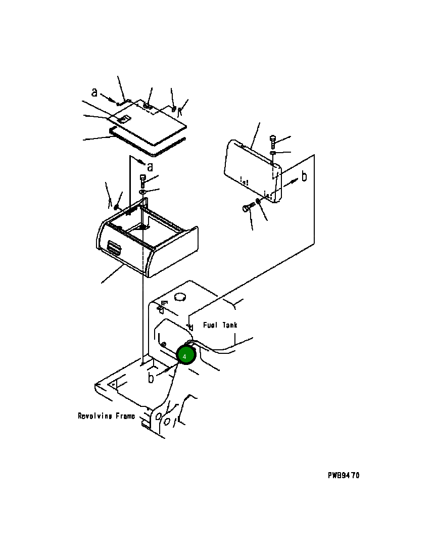 Крышка 20Y-54-B1230 Komatsu