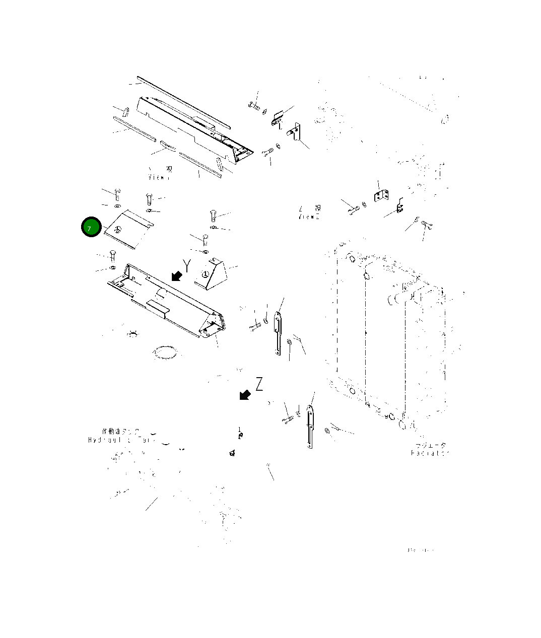 Крышка 418-54-62951  Komatsu