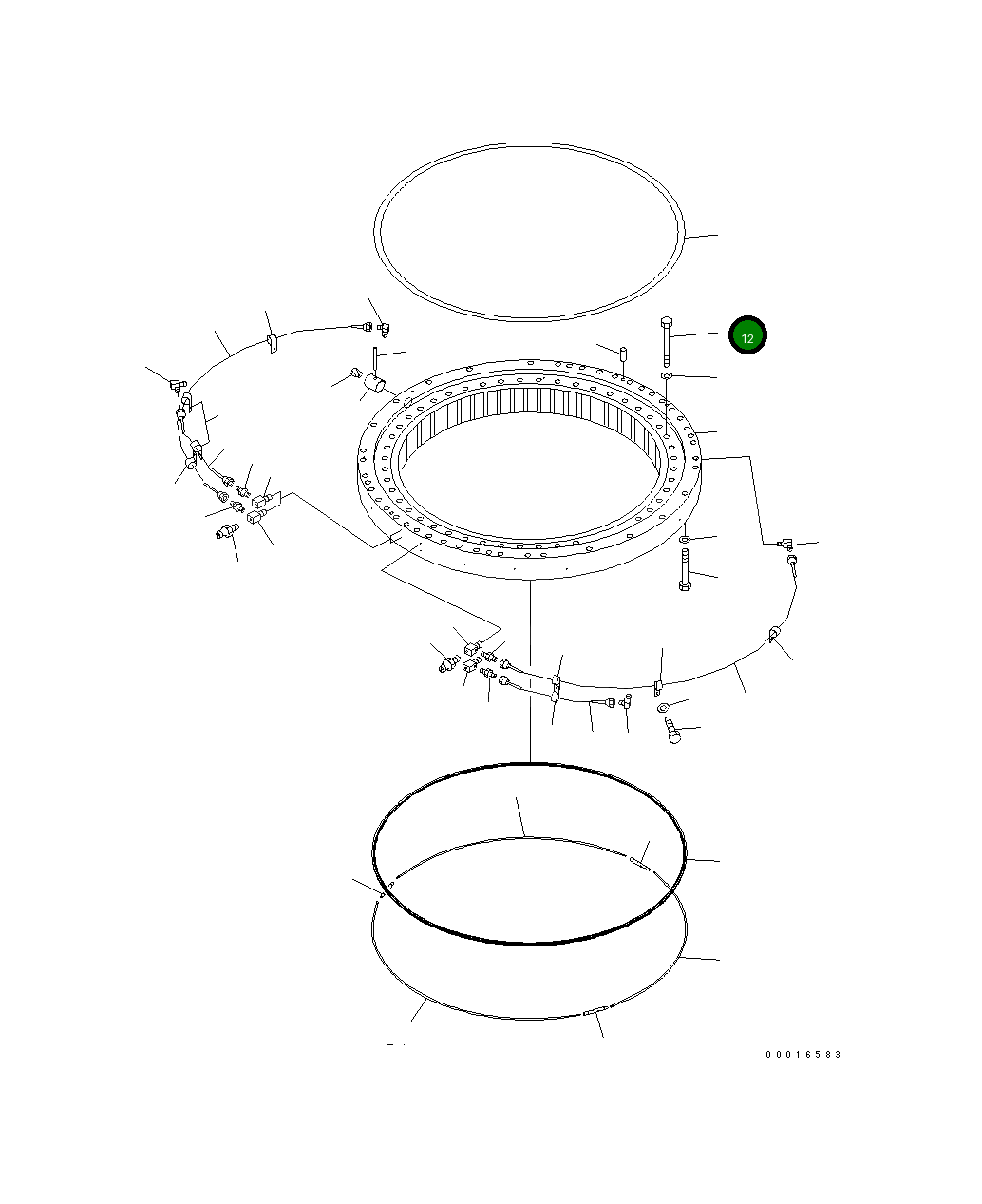 Болт 209-25-K2150 Komatsu