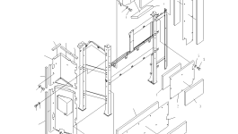 Крышка 21T-54-39531 Komatsu