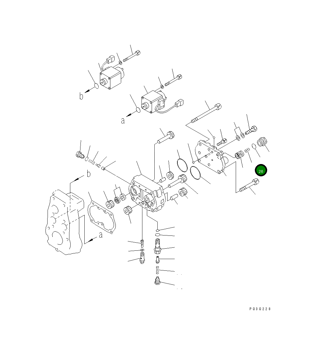 Кольцо уплотнительное (O-Ring) 07002-02434 Komatsu
