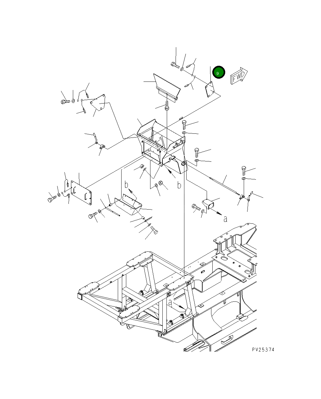 Крышка 8221-70-2440 Komatsu