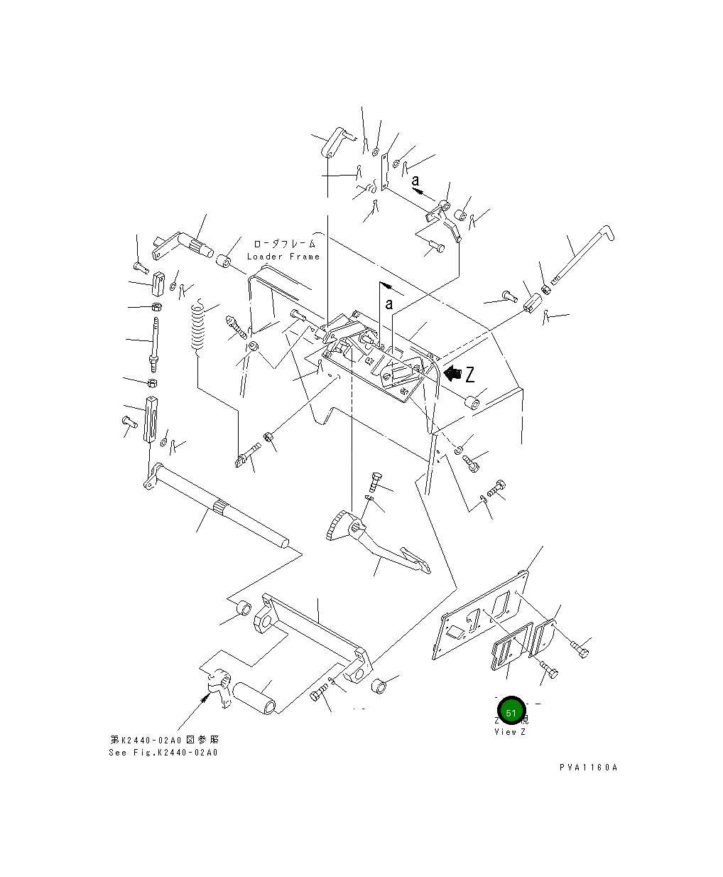 Крышка 114-B62-1320  Komatsu