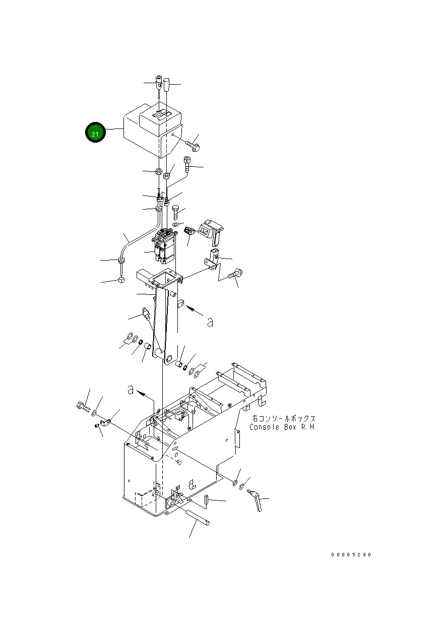 Крышка 427-54-23250 Komatsu