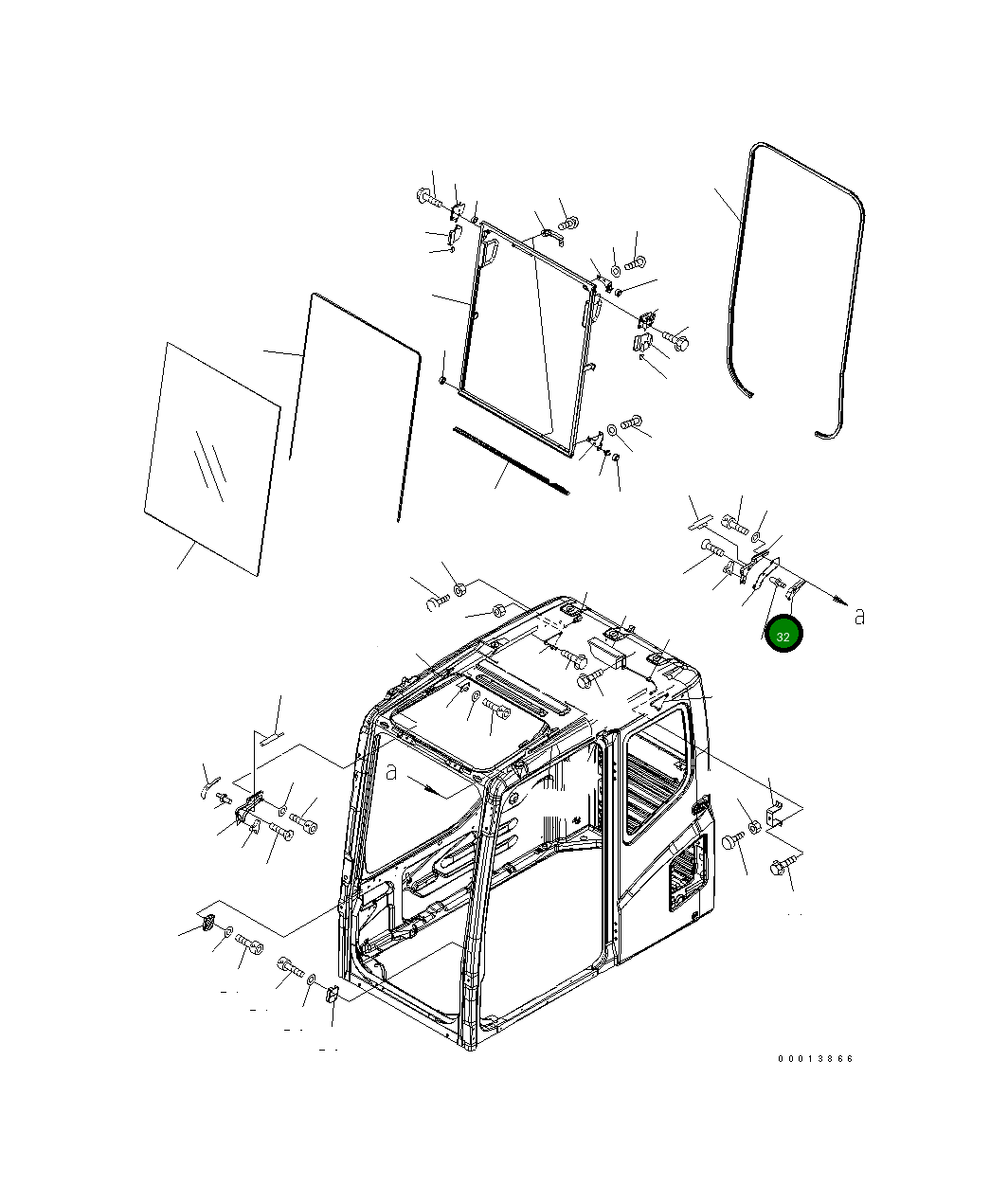 Крышка 20Y-54-53531  Komatsu