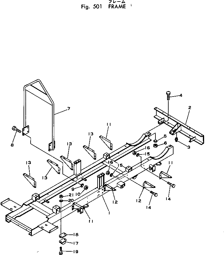 Болт M710021568150  Komatsu