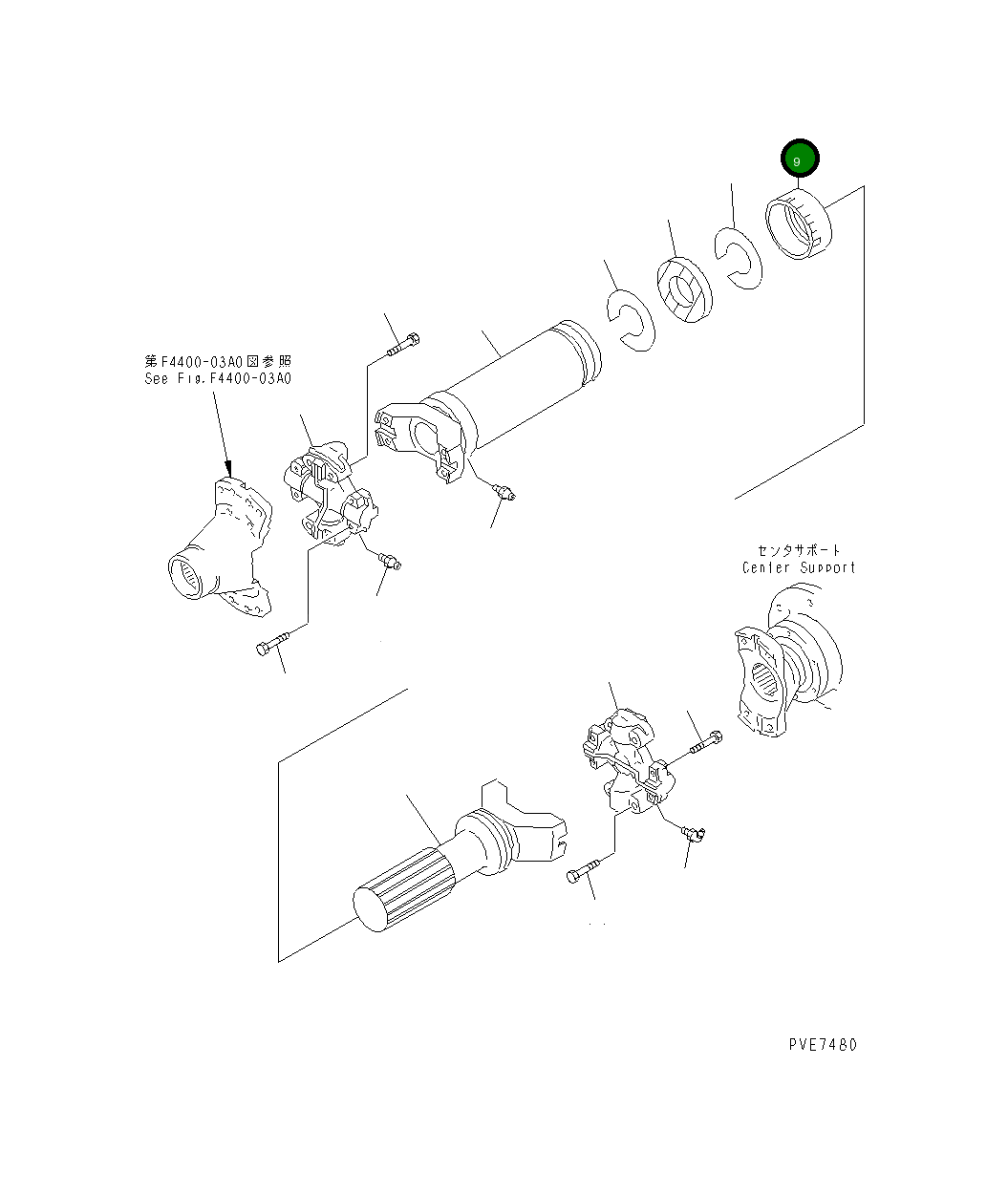 Крышка 427-20-12681 Komatsu