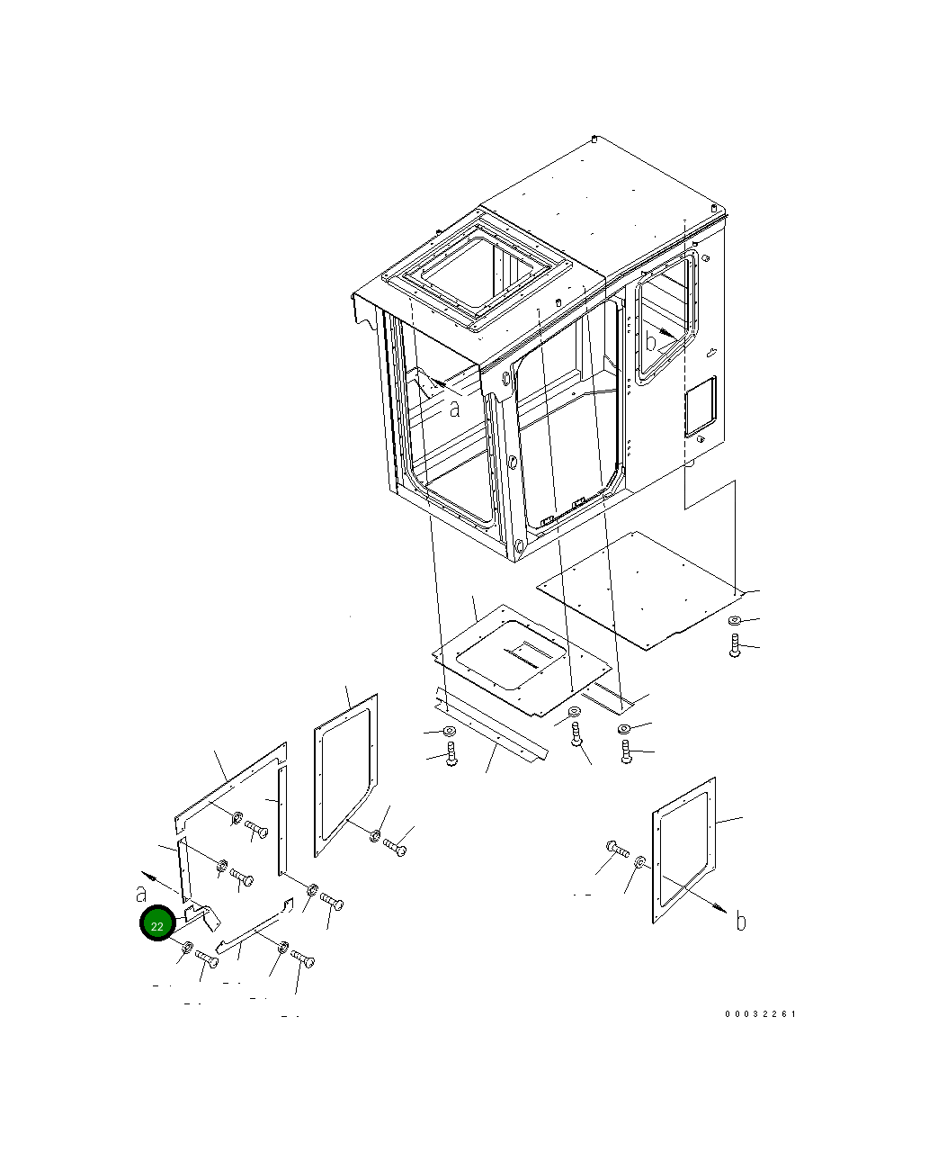 Крышка 207-54-89490 Komatsu