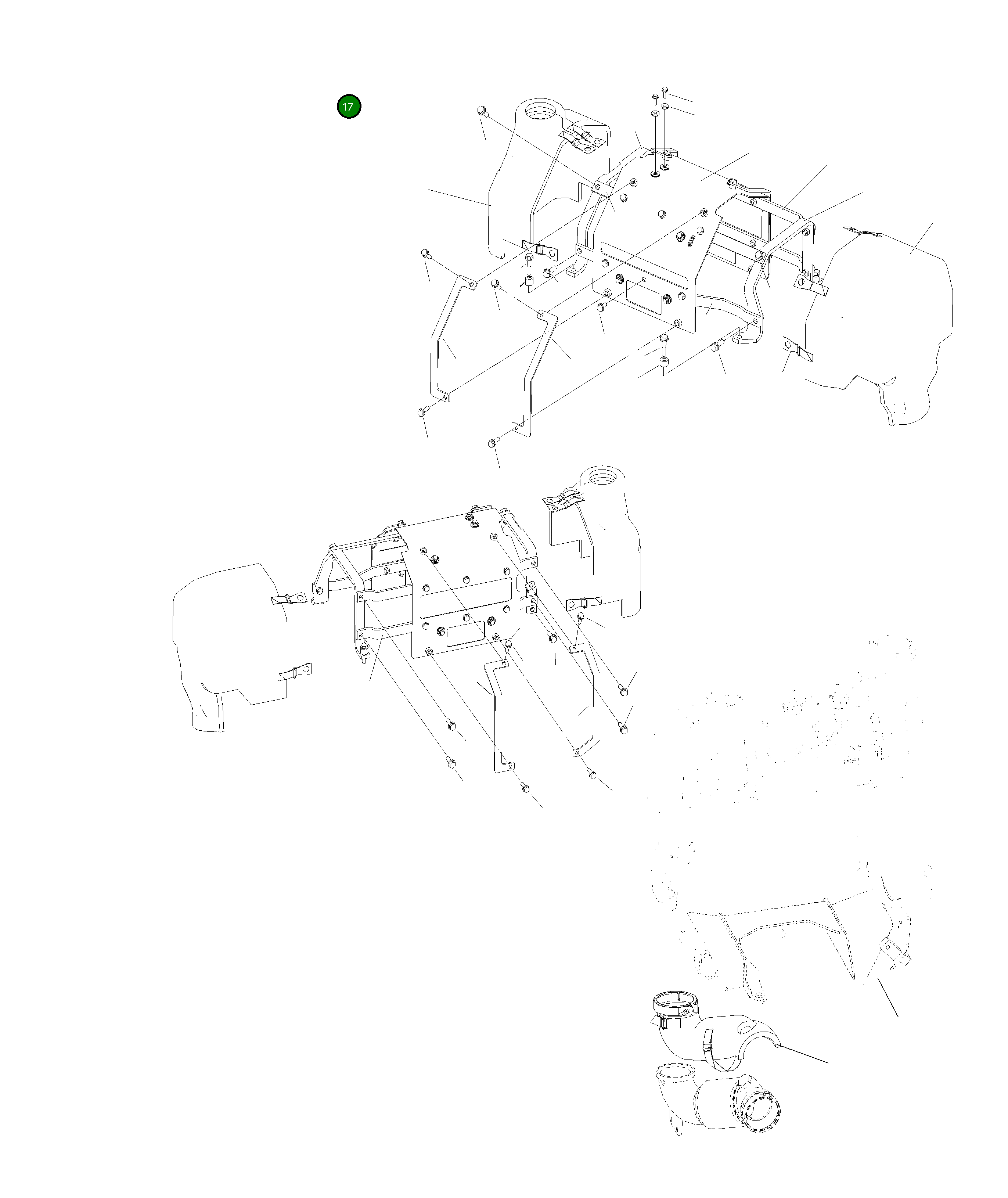 Крышка 206-01-A2590 Komatsu