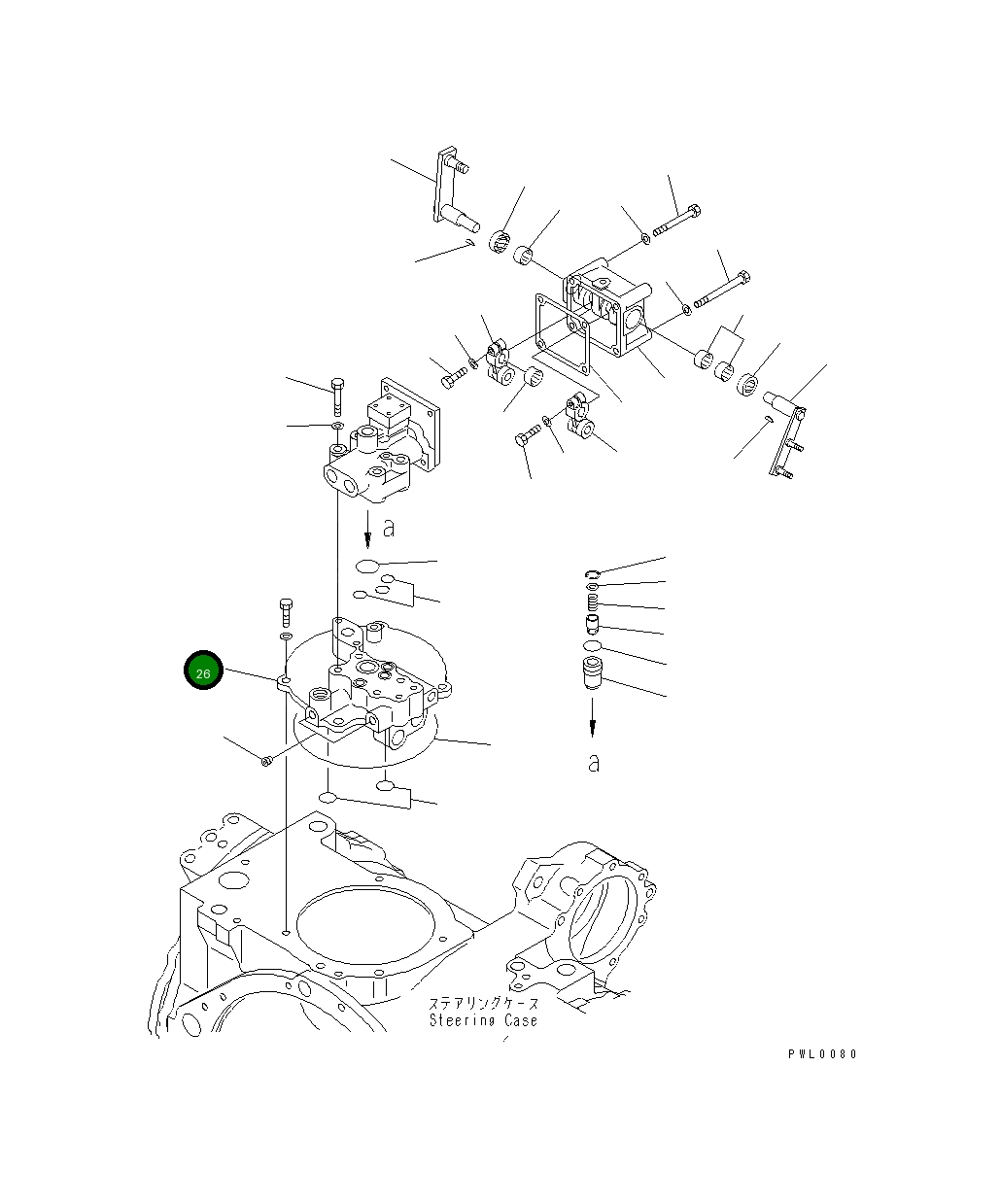Крышка 17A-22-27270 Komatsu