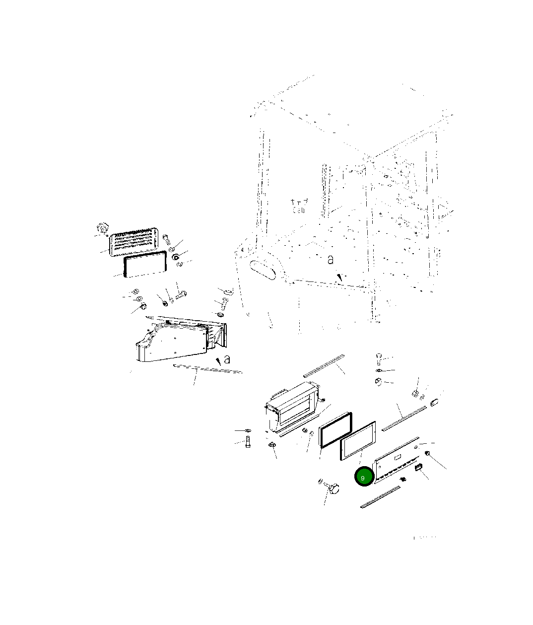 Крышка 419-07-55161 Komatsu