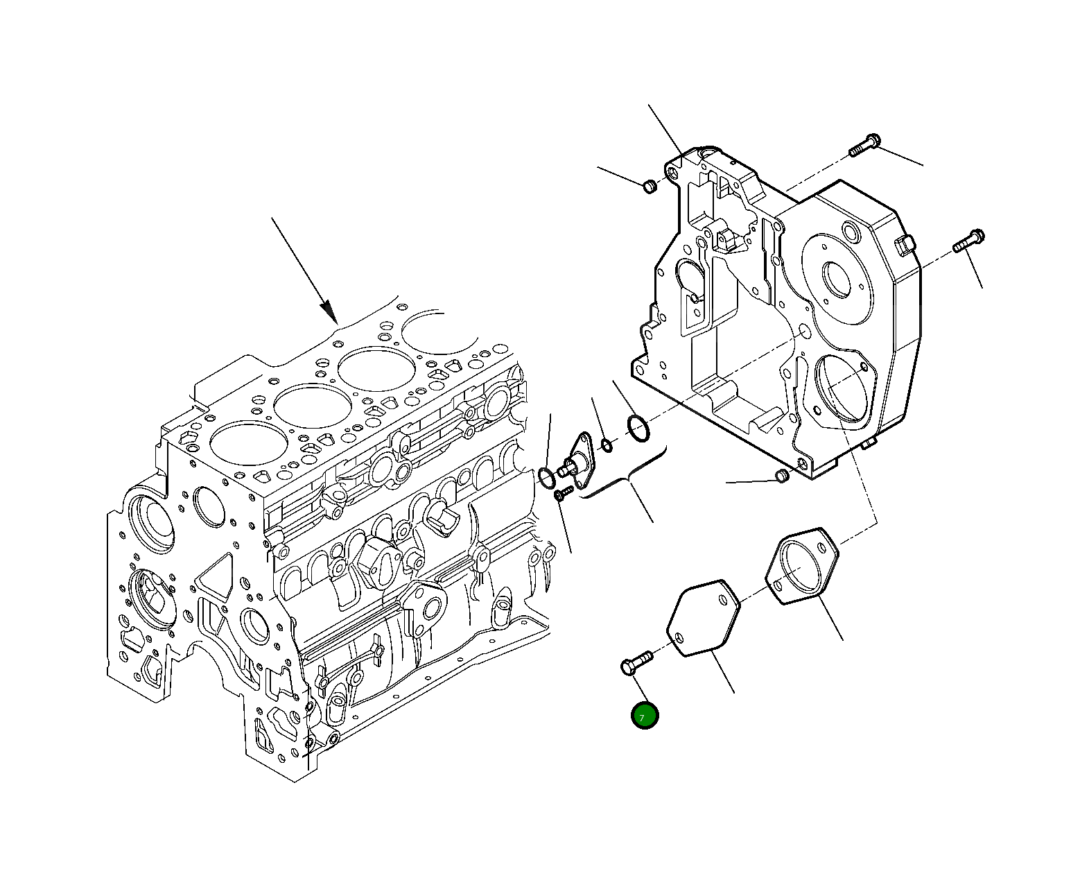 Кольцо уплотнительное (O-Ring) EA17278090  Komatsu