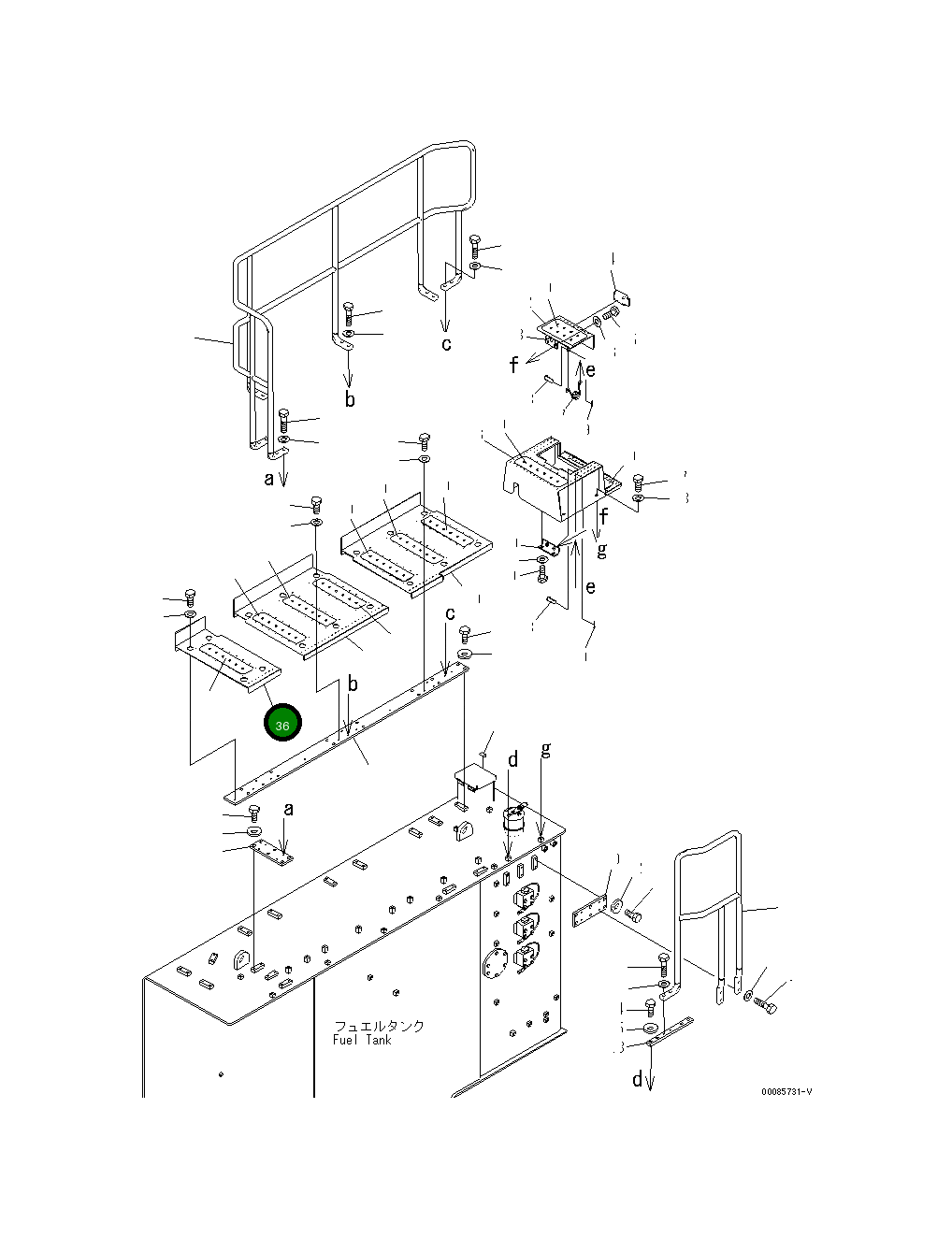 Крышка 21T-53-32673 Komatsu