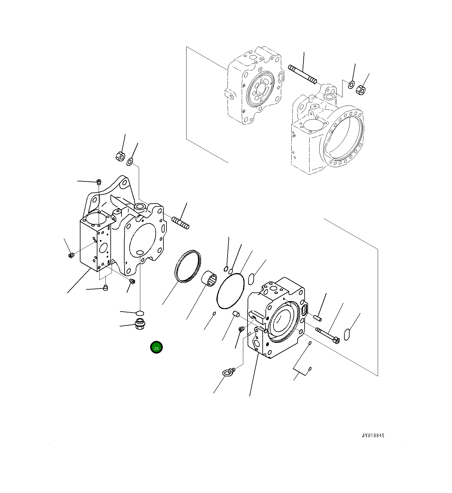 Кольцо 708-25-13630 Komatsu