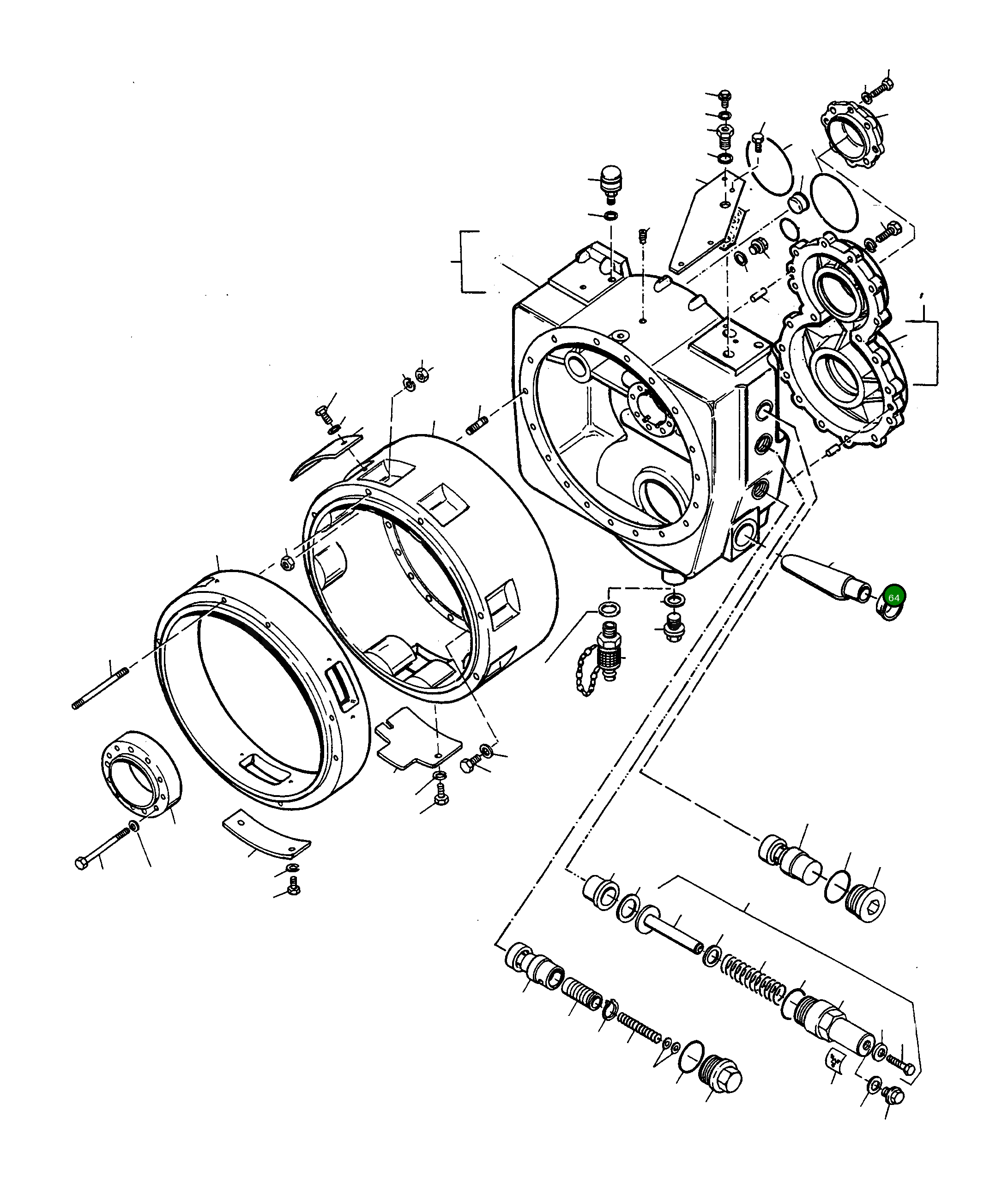 Крышка 3006019X1  Komatsu