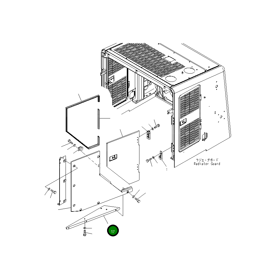 Крышка 426-54-42151 Komatsu