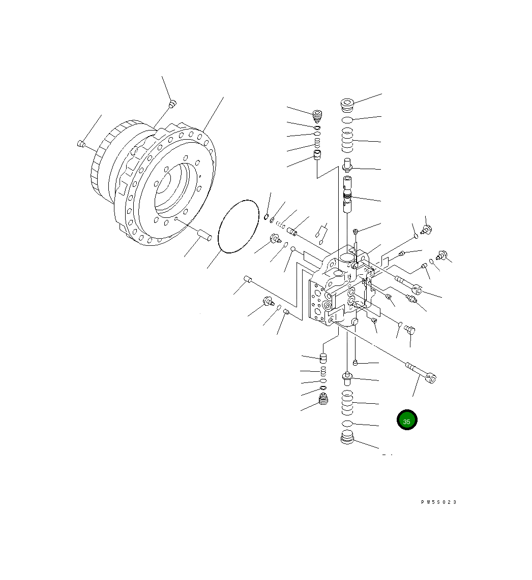 Болт 01252-62095 Komatsu