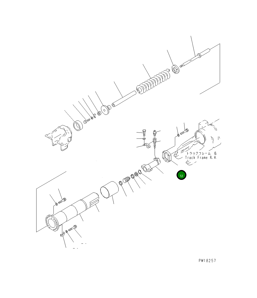 Кольцо 17M-30-26640  Komatsu