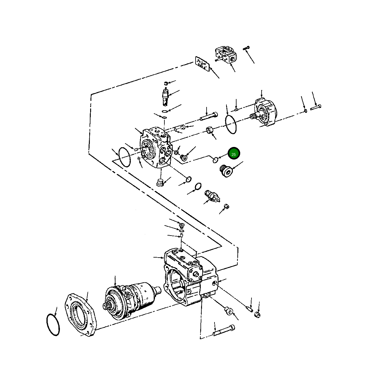 Кольцо уплотнительное (O-Ring) 25 423 R1 Komatsu