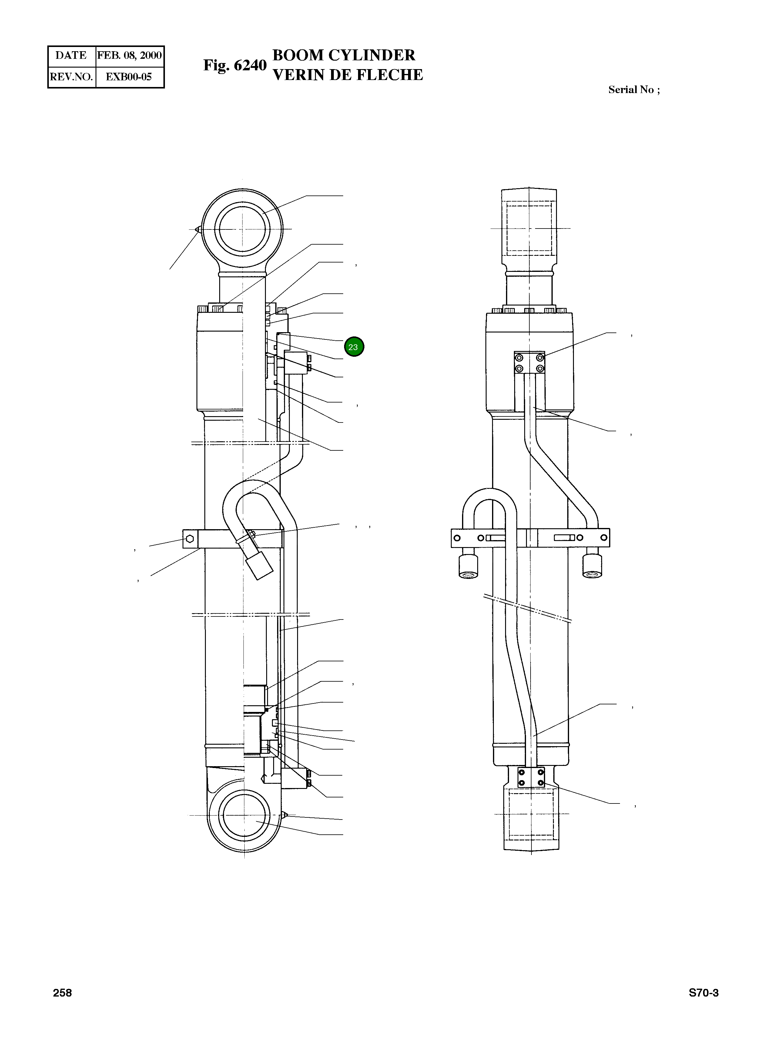 Кольцо уплотнительное (O-Ring) E6311581 Komatsu