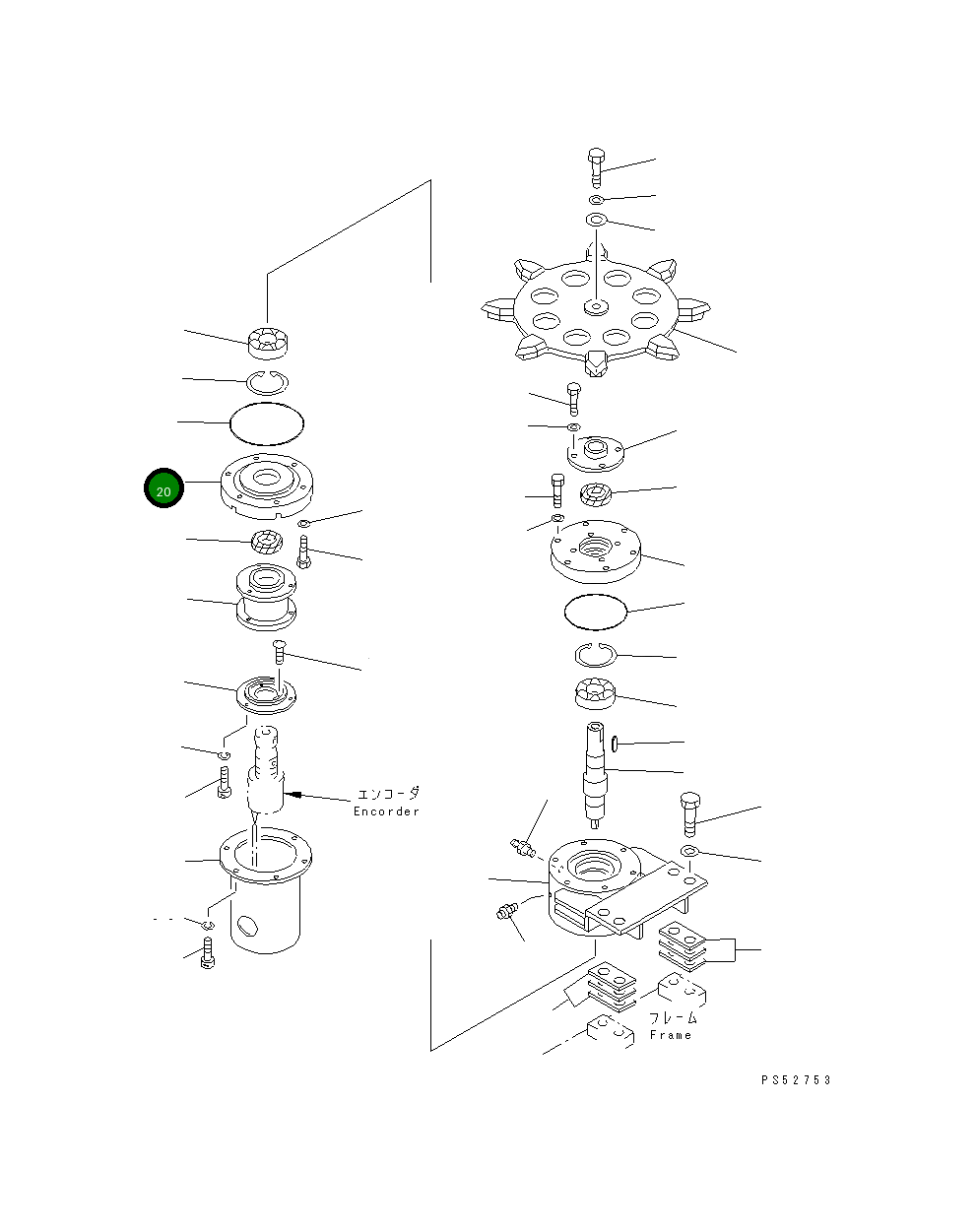 Крышка 277-30-11170 Komatsu