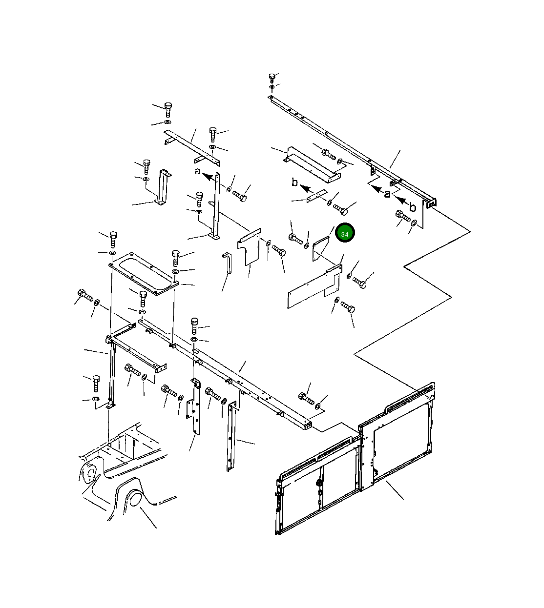 Крышка 209-54-54560 Komatsu