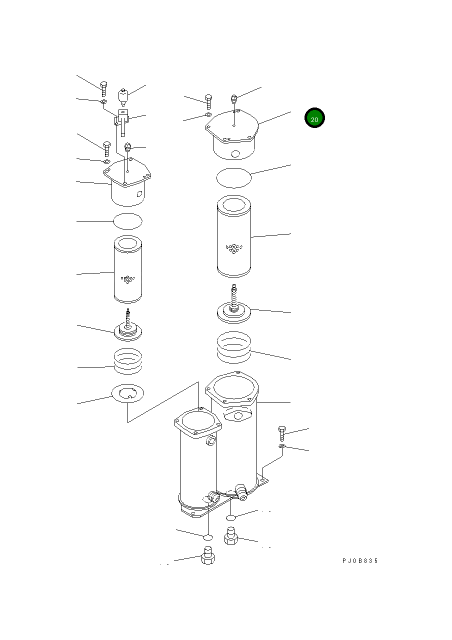 Крышка 14X-60-11225 Komatsu