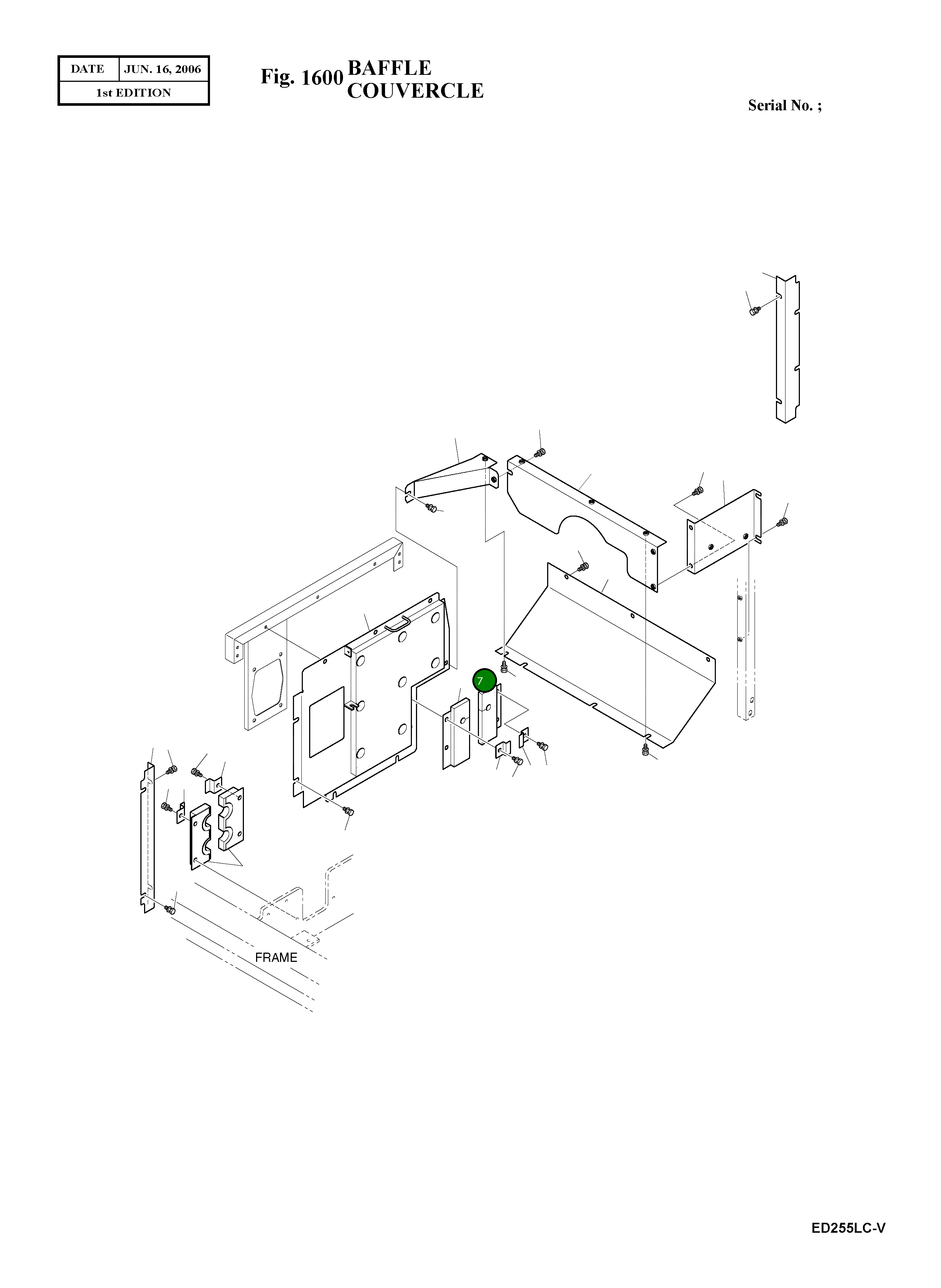 Крышка 621-02084B Komatsu