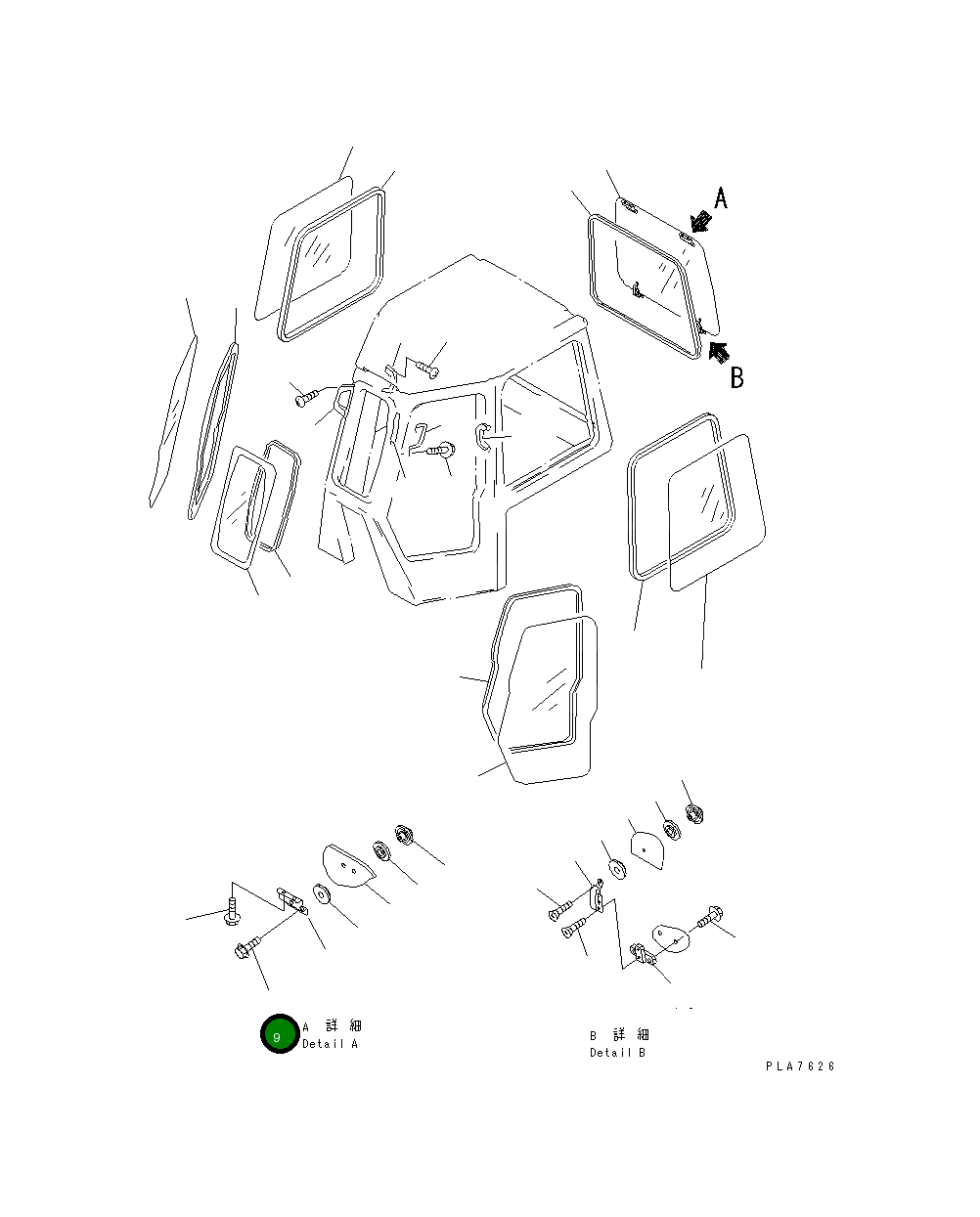 Болт 01435-30612 Komatsu