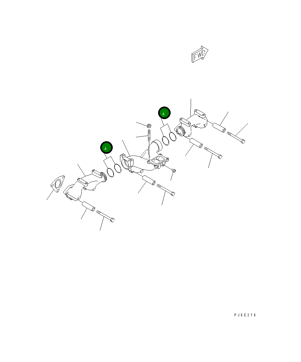 Кольцо 6151-11-5340 Komatsu