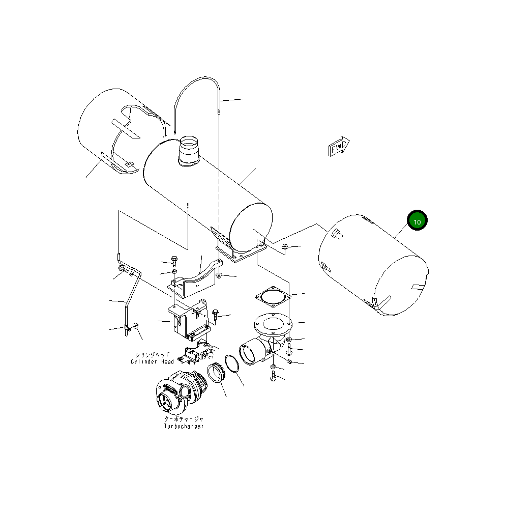 Крышка 6745-11-5840 Komatsu