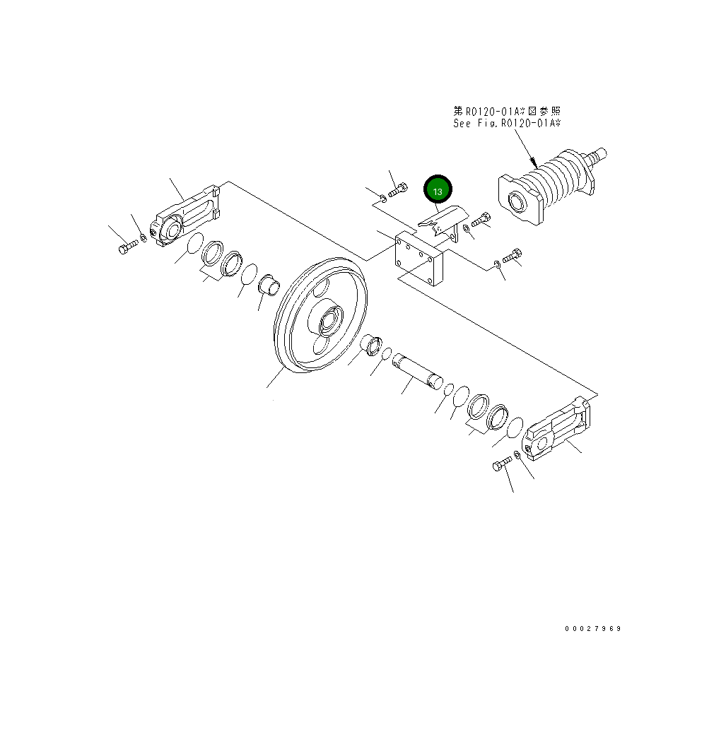 Крышка 20S-30-82161  Komatsu