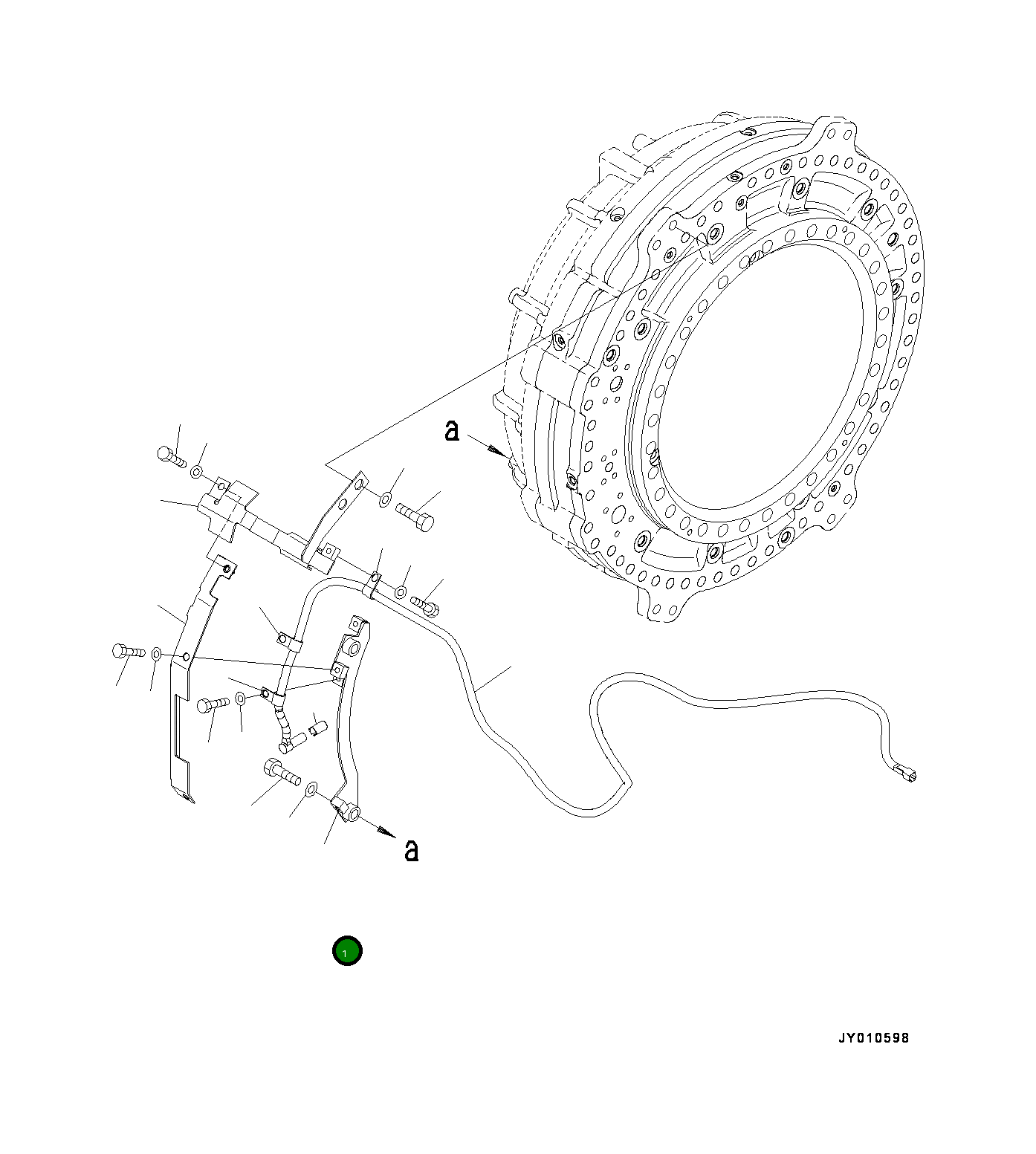Крышка 561-88-75310 Komatsu