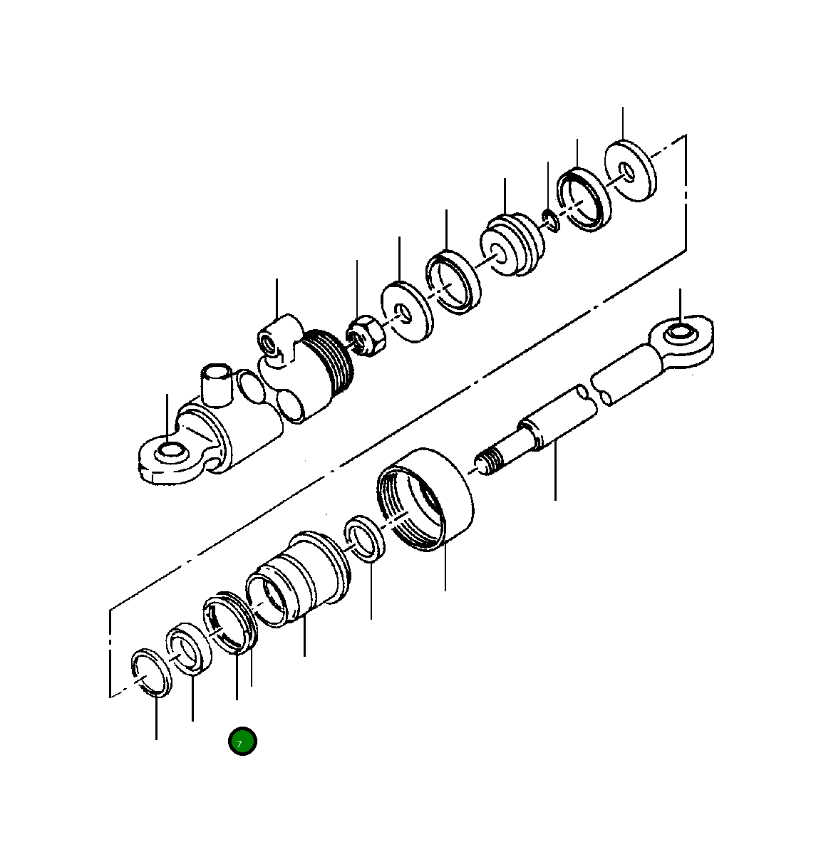 Кольцо уплотнительное (O-Ring) 45 736 Komatsu