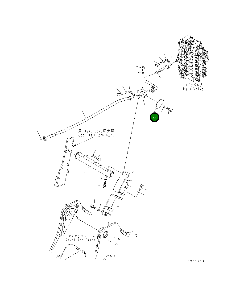 Крышка 20Y-62-K5510 Komatsu