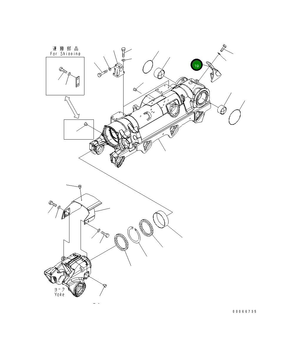 Крышка 198-30-69881 Komatsu