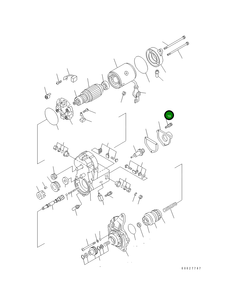 Болт ND949047-4440 Komatsu