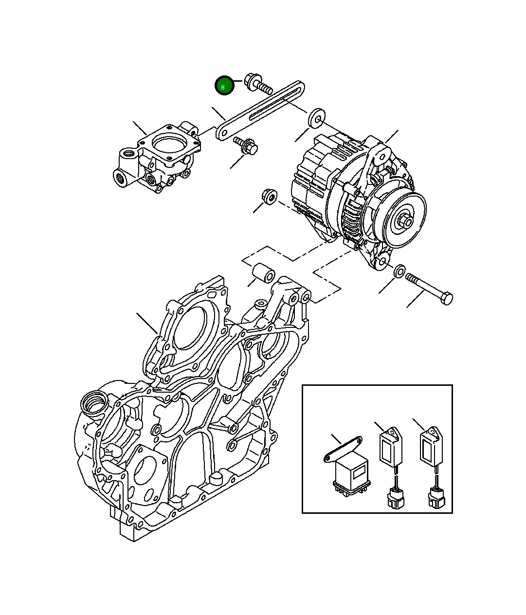 Болт YM11981077340 Komatsu