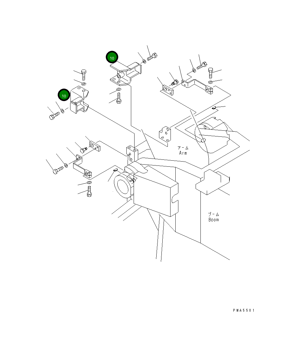 Крышка 203-70-61490 Komatsu
