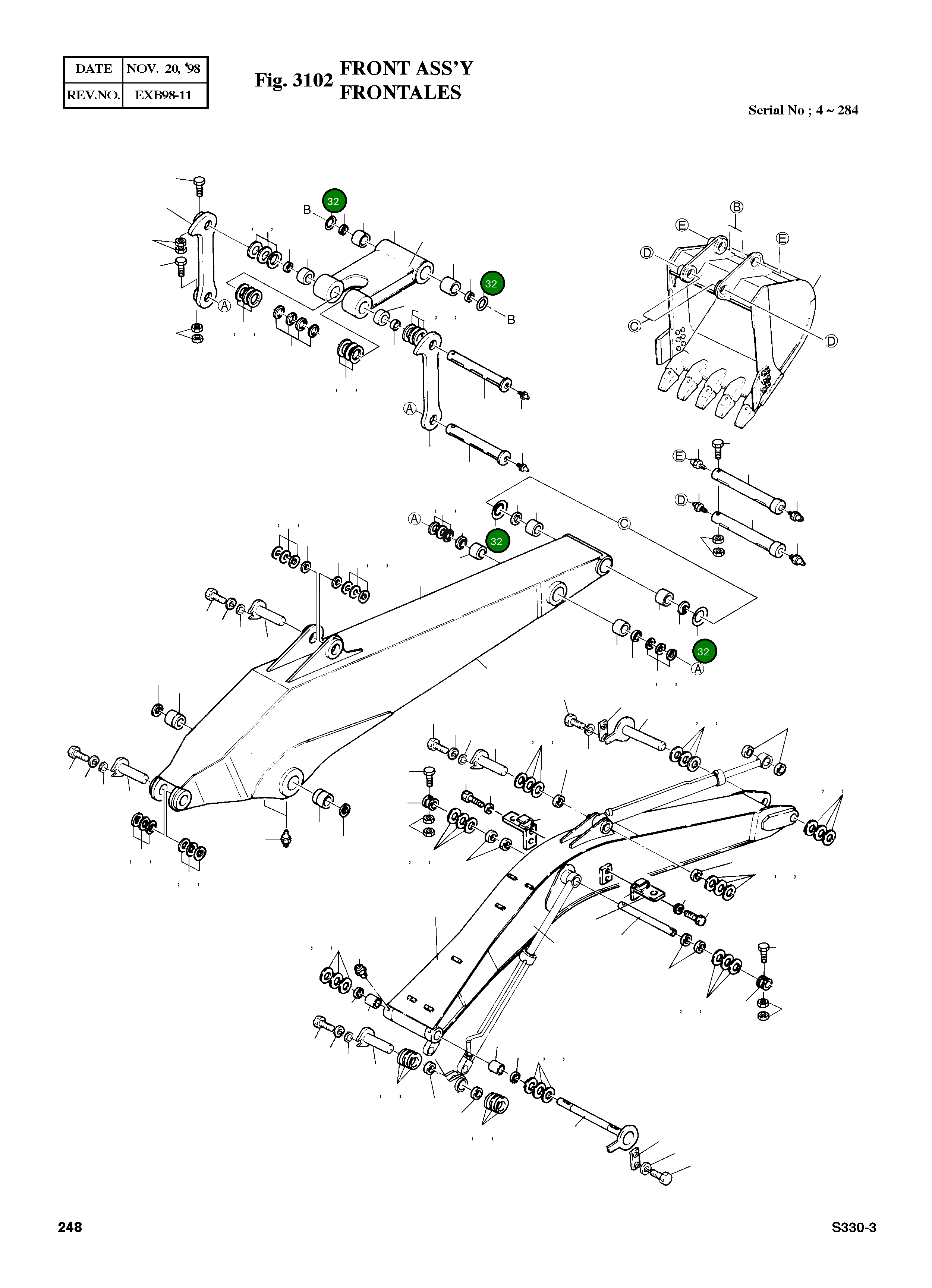 Кольцо уплотнительное (O-Ring) 2180-1105D2 Komatsu